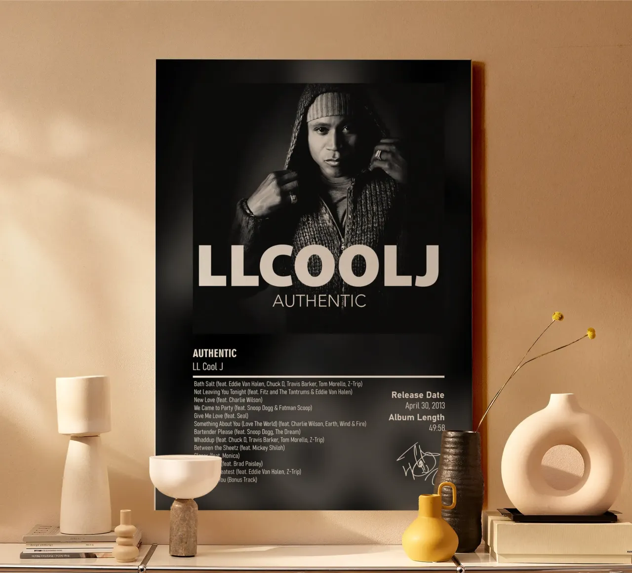 Authentic By LL Cool J tela con Cornice a cassetta da DGUnder
