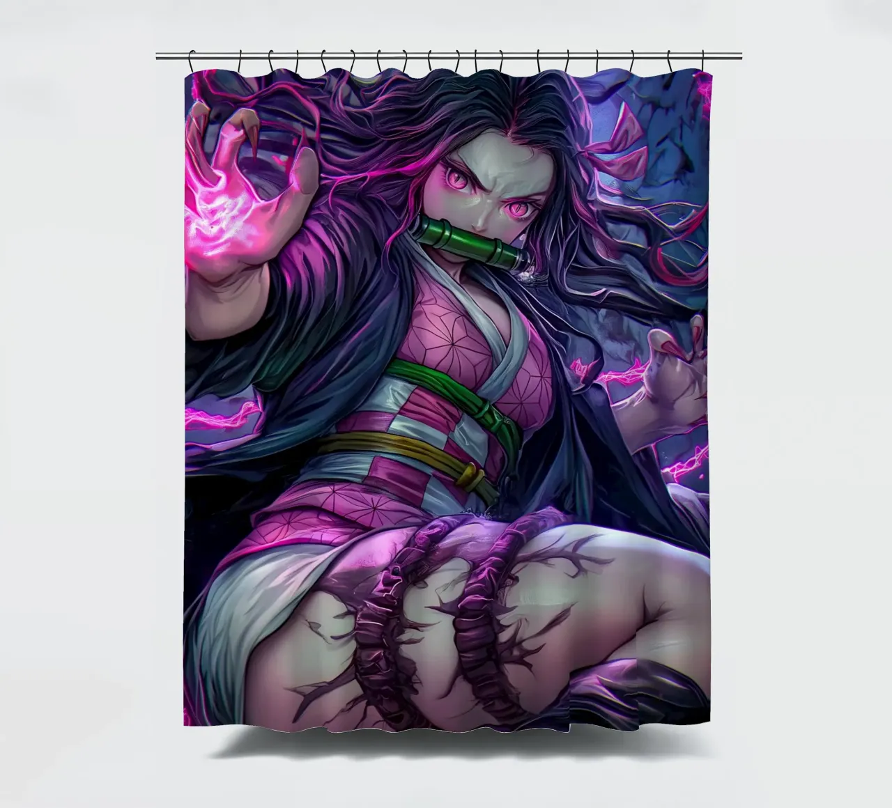 Nezuko Ammazzademoni tenda da doccia da Fleur de Lys