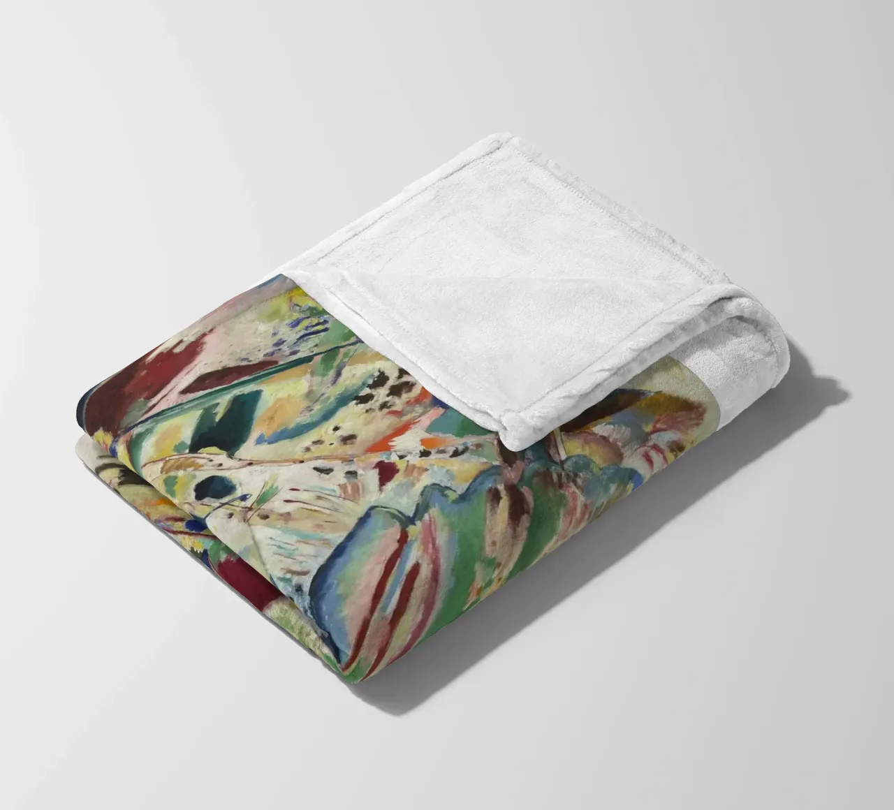 forme astratte espressive coperta in pile da lara shop