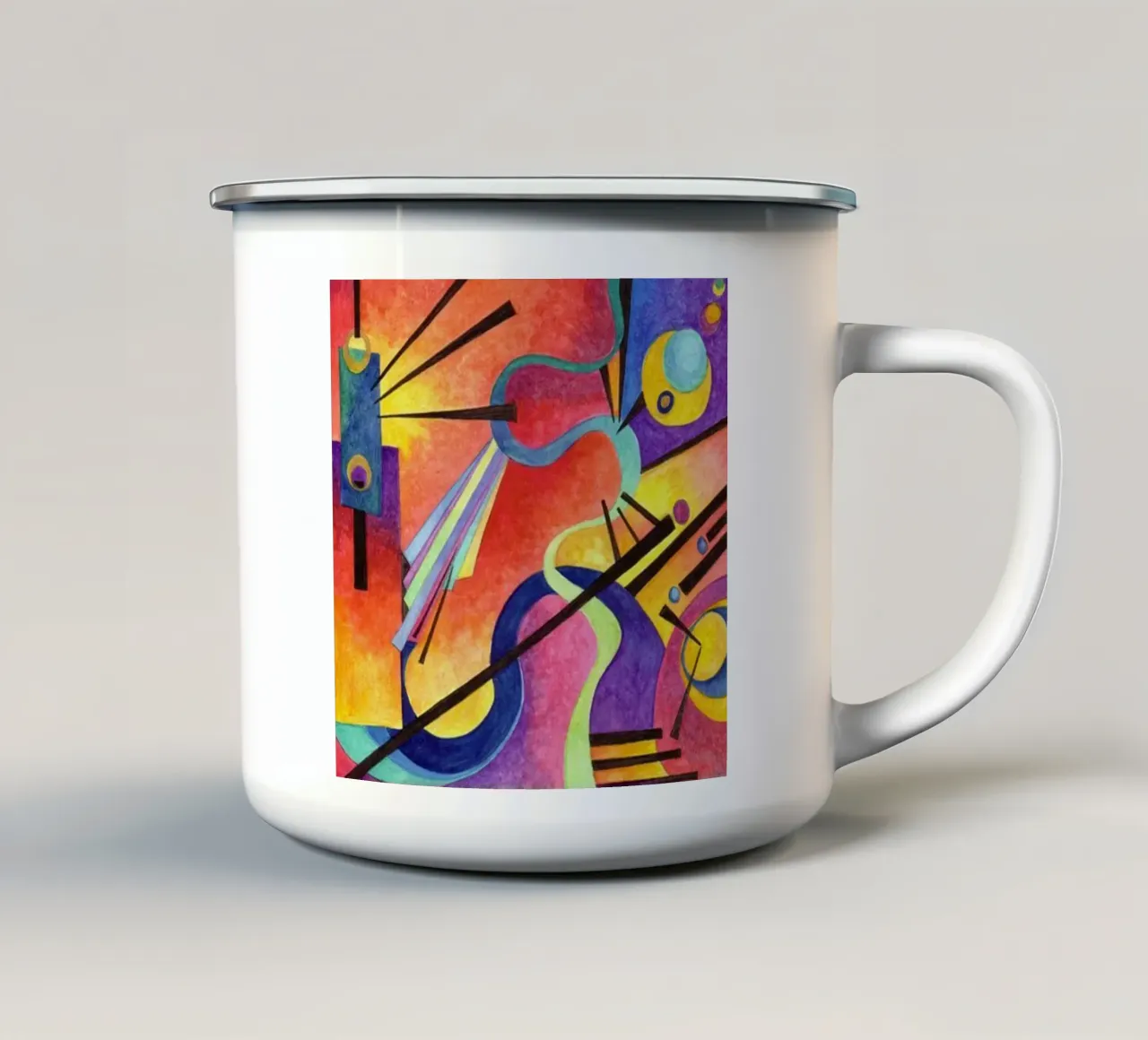 design carino texture acrilica tazza in smalto da lara shop