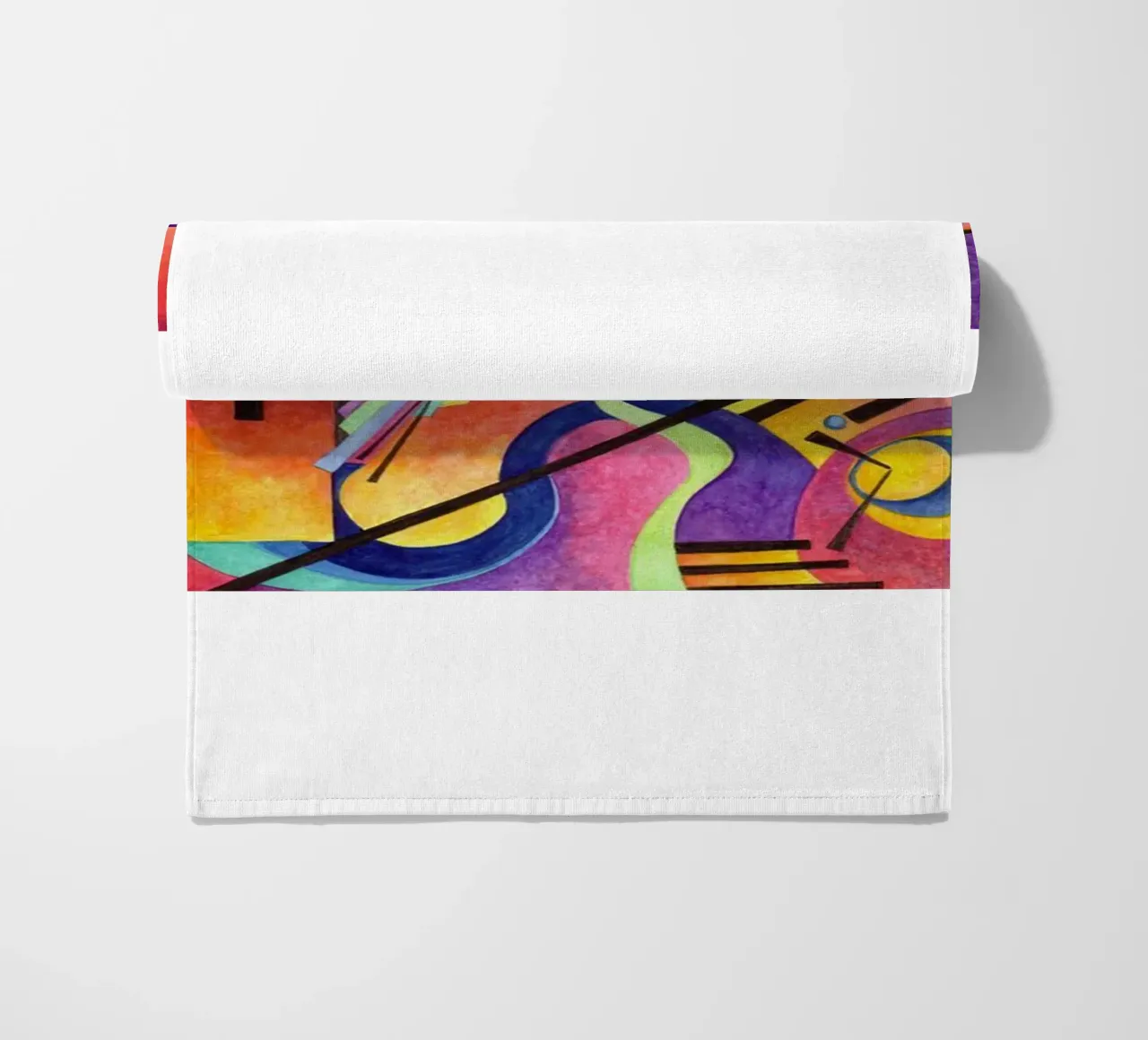 design carino texture acrilica telo mare da lara shop