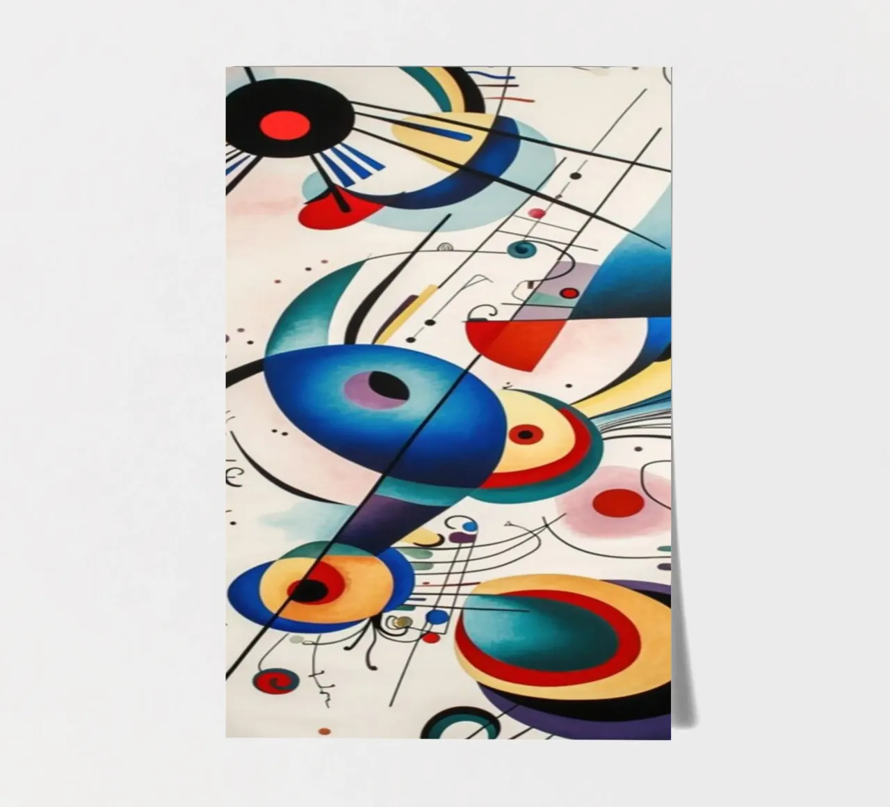 intersecting arcs lines sticker sheet by lara shop