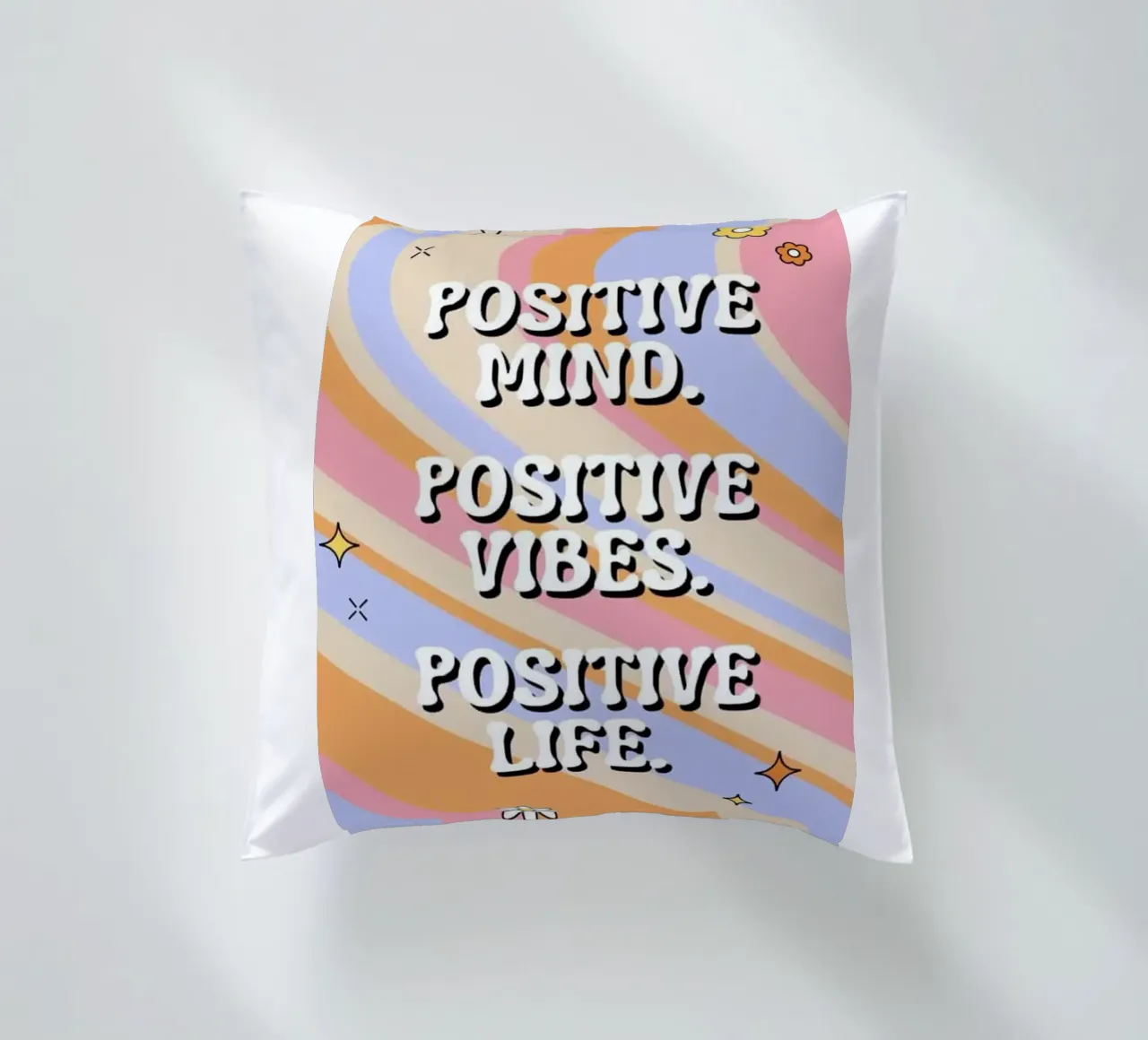 quots mente positiva cuscino da art quots shop