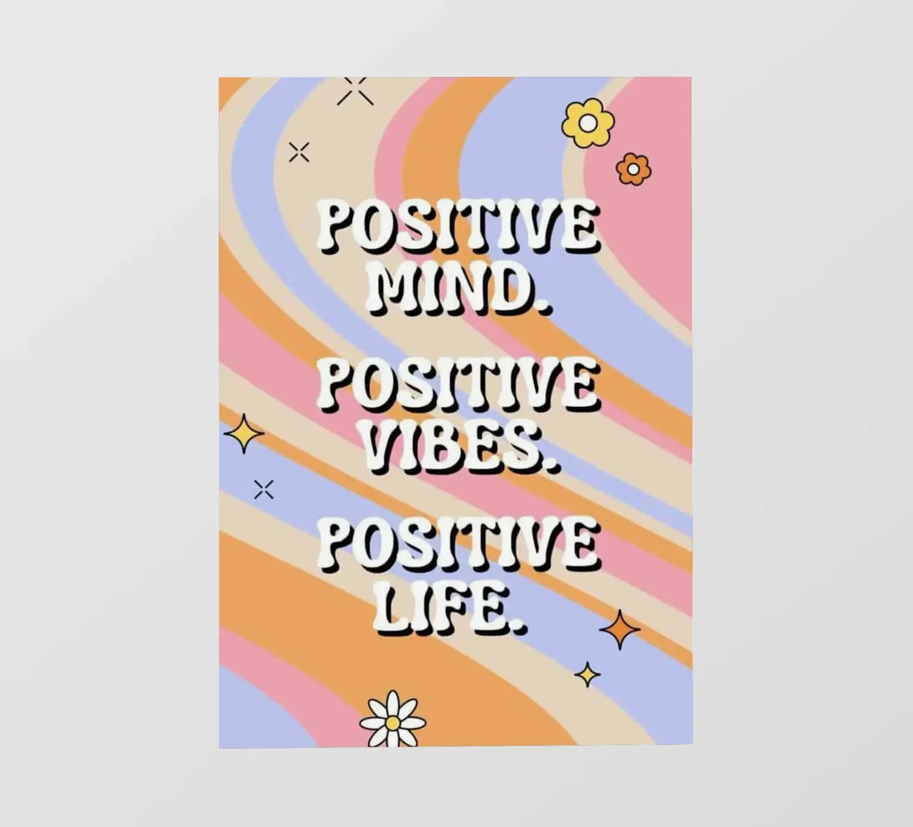 quots mente positiva pellicola backlit da art quots shop