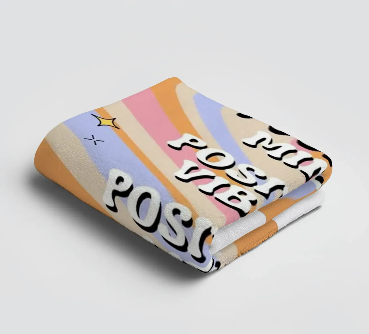 quots mente positiva asciugamano da bagno da art quots shop