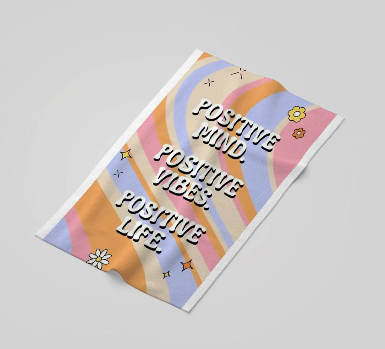 quots mente positiva telo mare da art quots shop