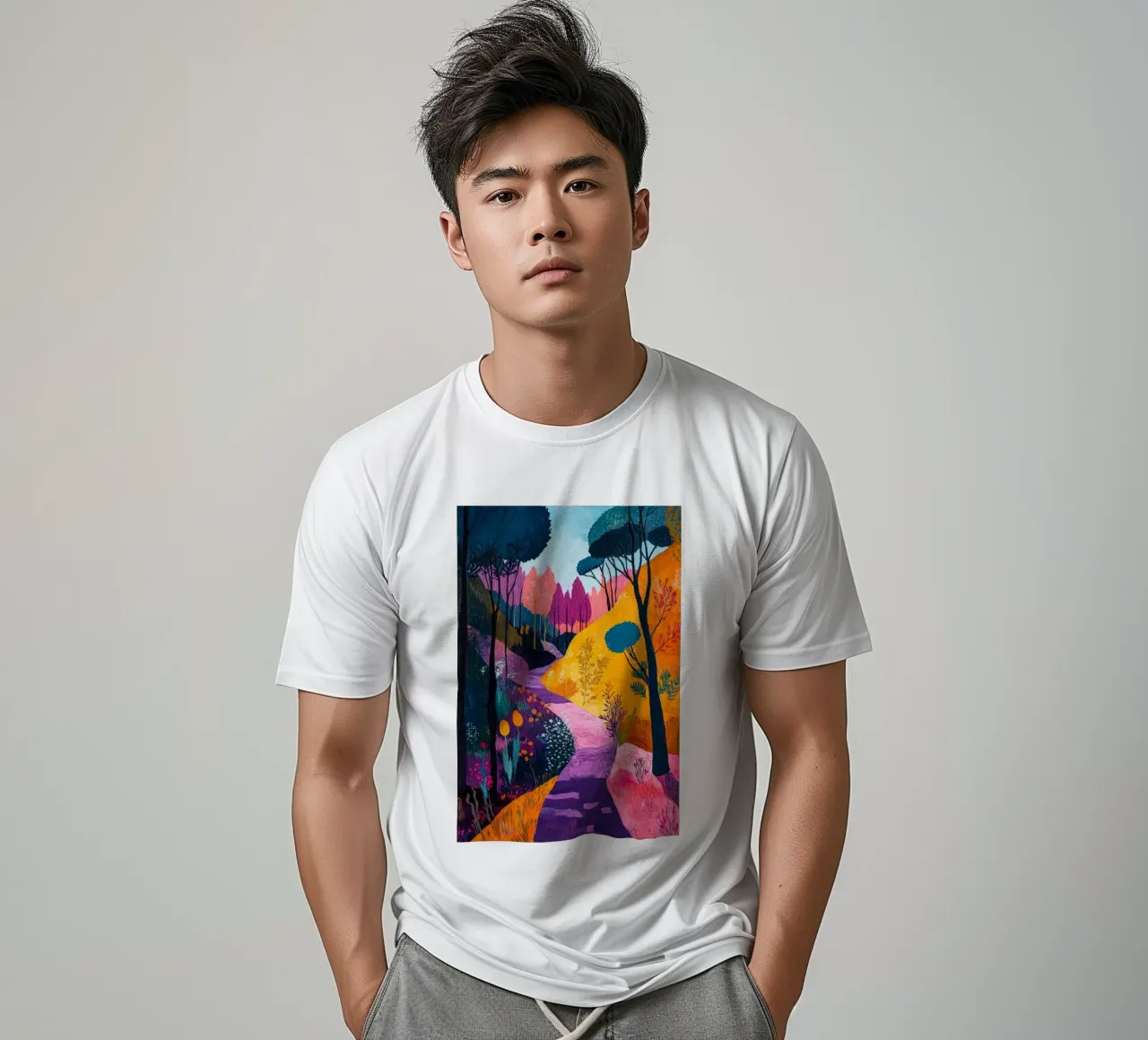bellissimo sentiero nel bosco t-shirt da briyan shop