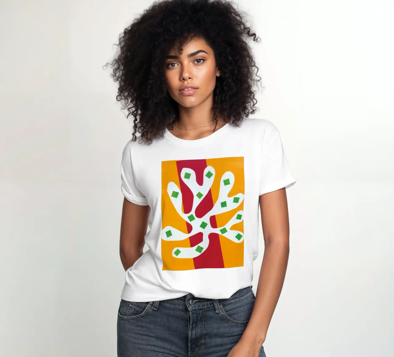 manifesto di sovrapposizione di elementi t-shirt da donna da briyan shop