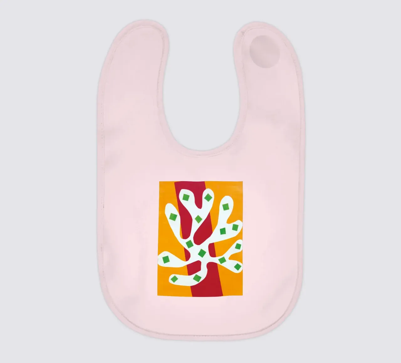 overlapping elements poster baby bib by briyan shop