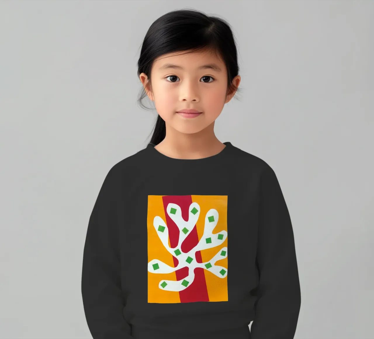 manifesto di sovrapposizione di elementi felpa bambino da briyan shop