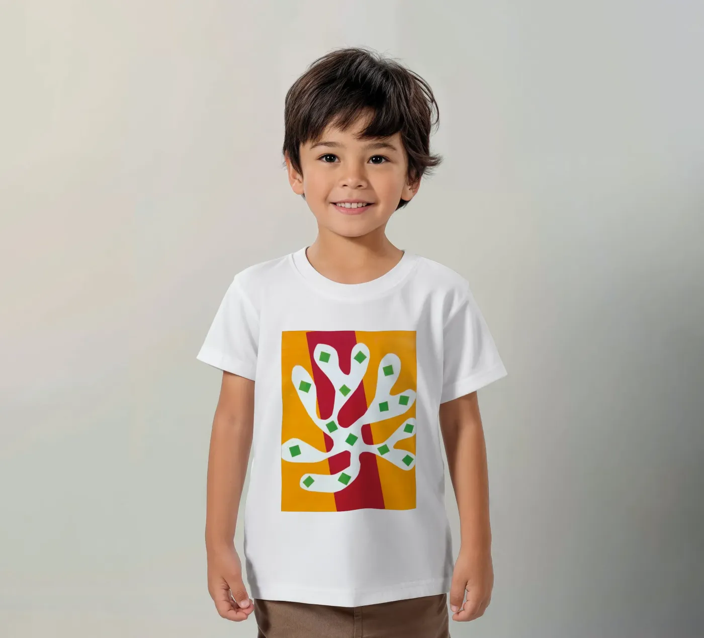 manifesto di sovrapposizione di elementi t-shirt bambini da briyan shop