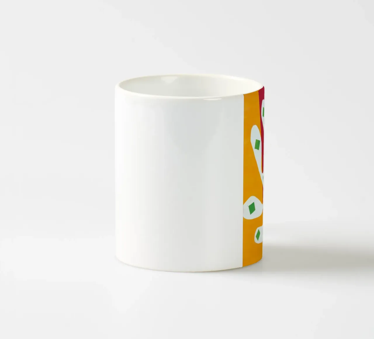 manifesto di sovrapposizione di elementi tazza in ceramica da briyan shop