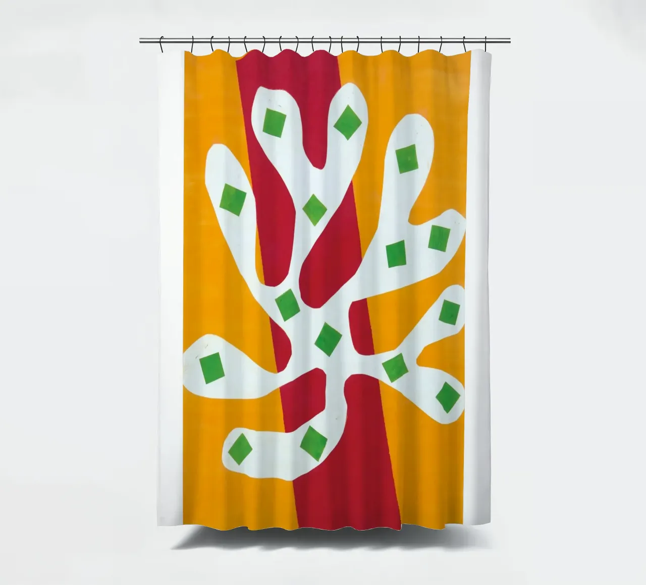 overlapping elements poster Duschvorhang von briyan shop