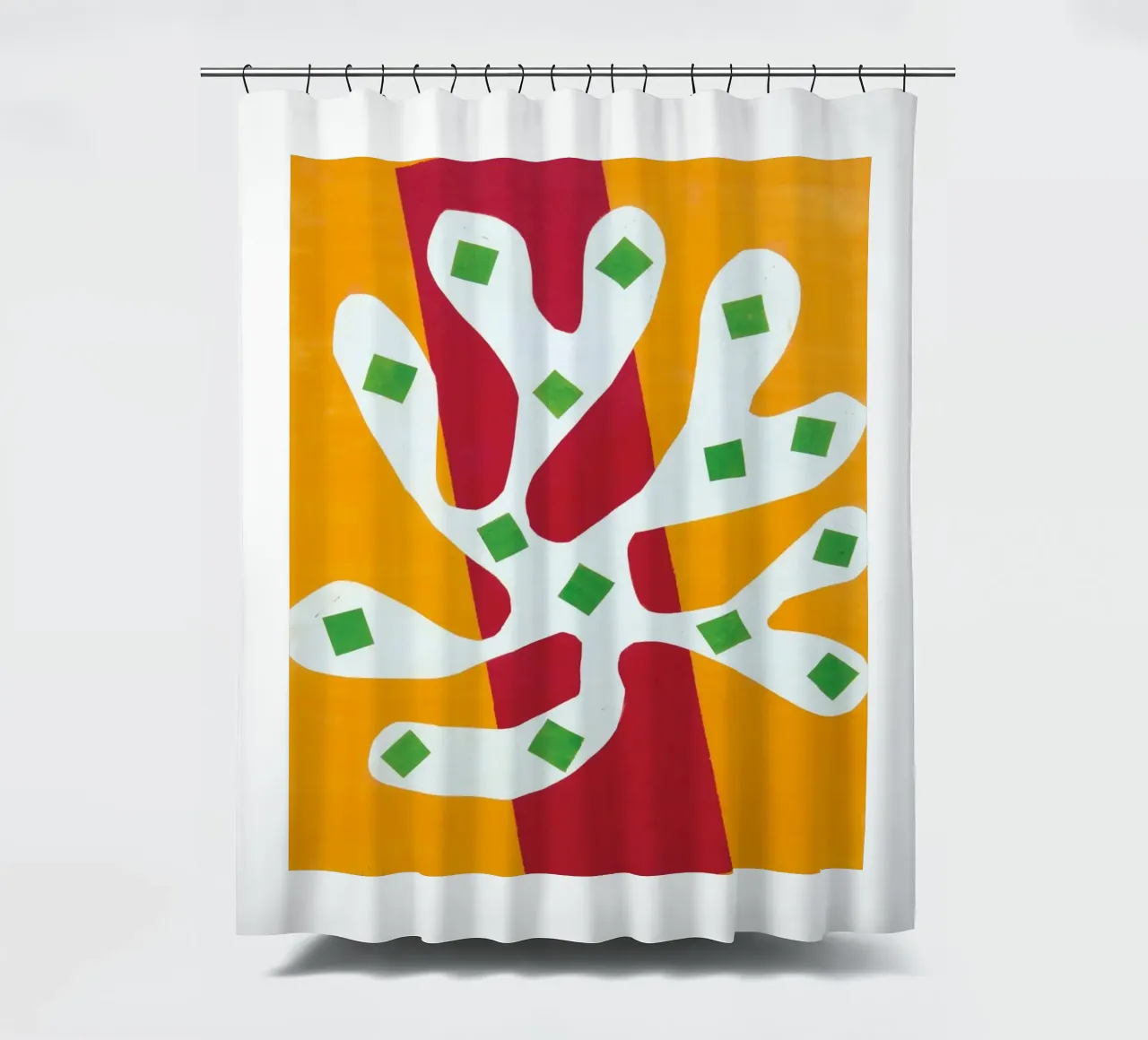 overlapping elements poster Duschvorhang von briyan shop