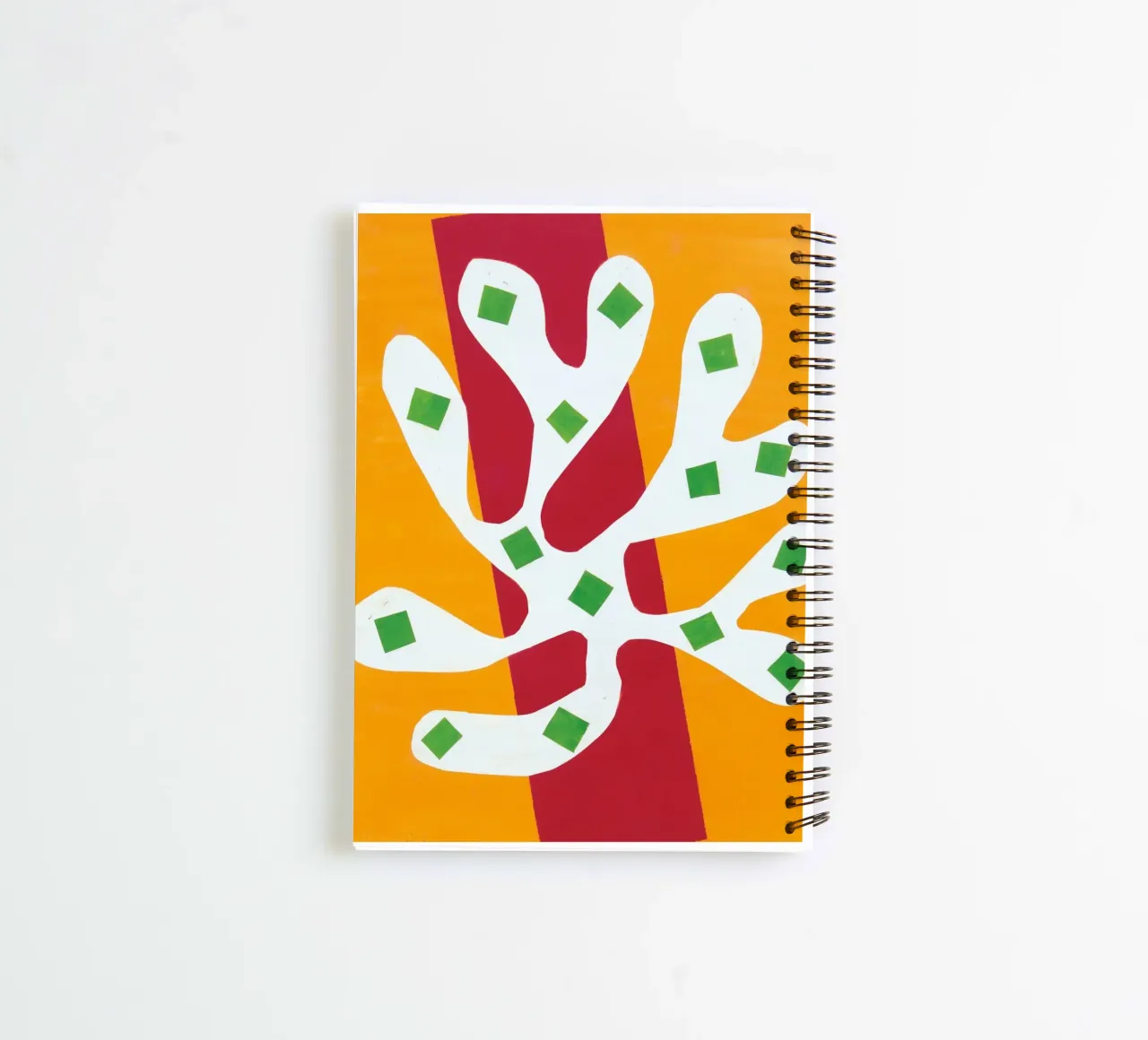 overlapping elements poster spiral notebook by briyan shop