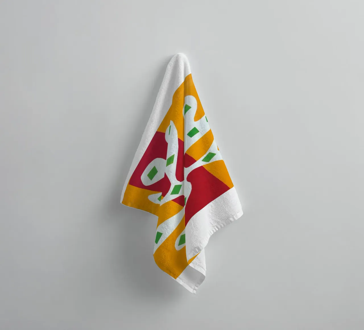 overlapping elements poster towel by briyan shop