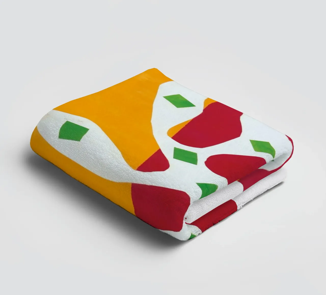 overlapping elements poster towel by briyan shop