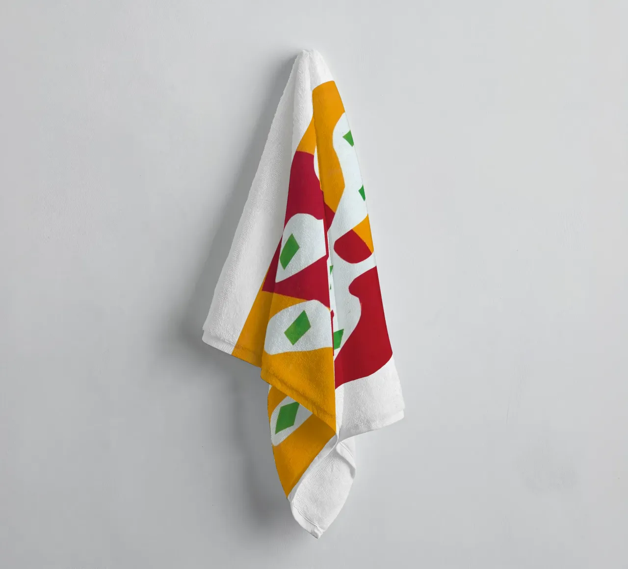 overlapping elements poster towel by briyan shop