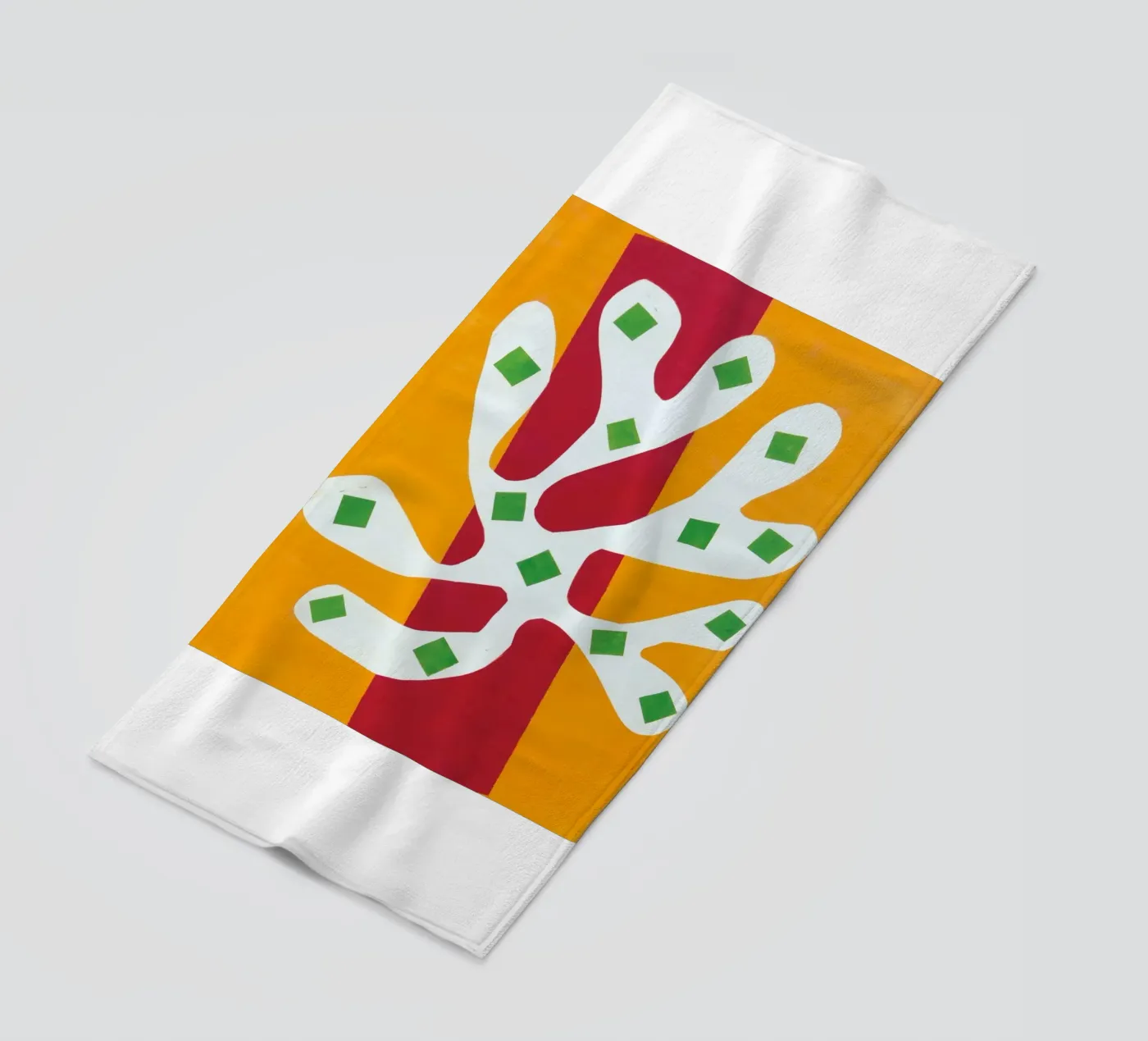 overlapping elements poster Strandtuch von briyan shop