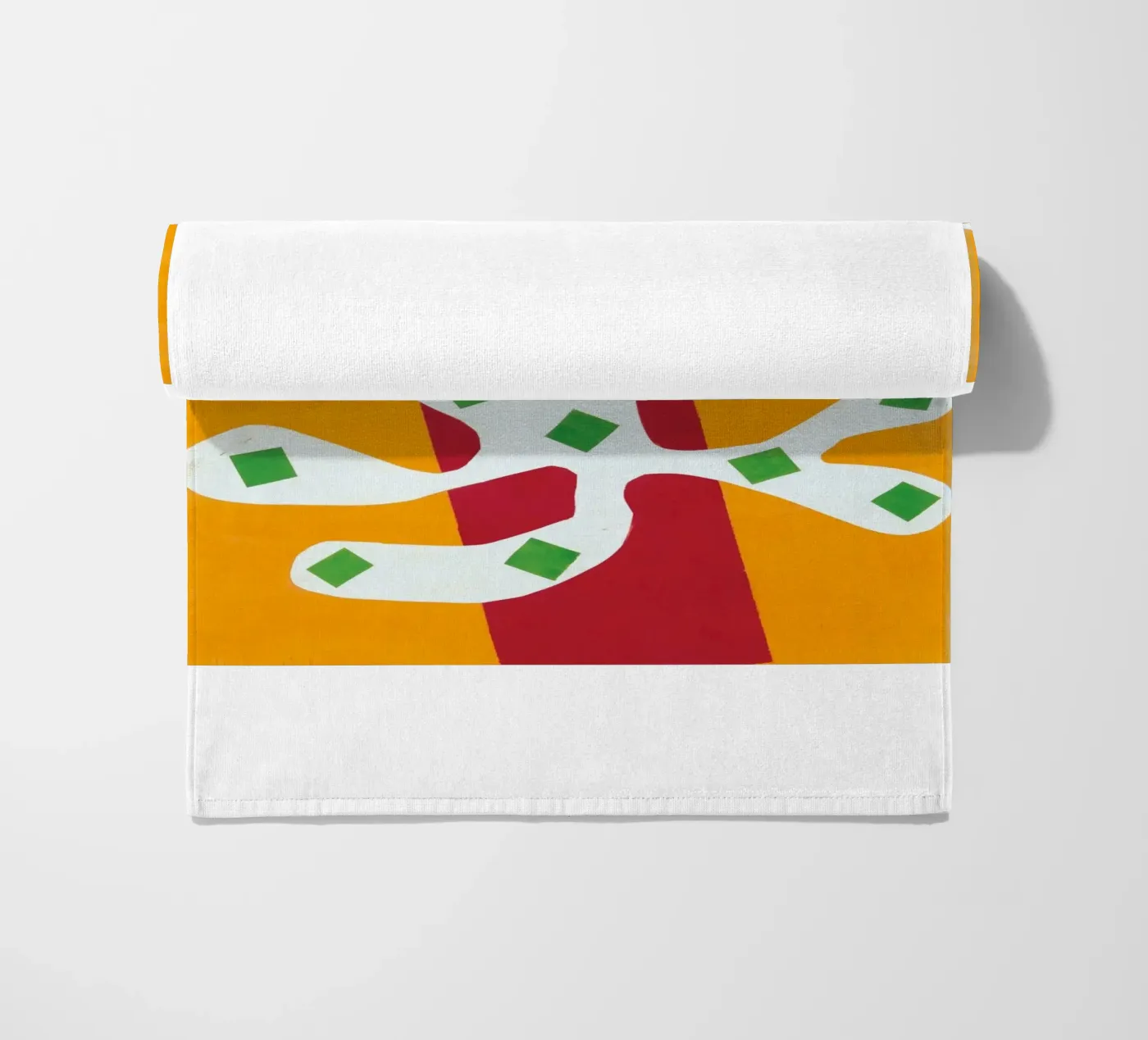 overlapping elements poster Strandtuch von briyan shop