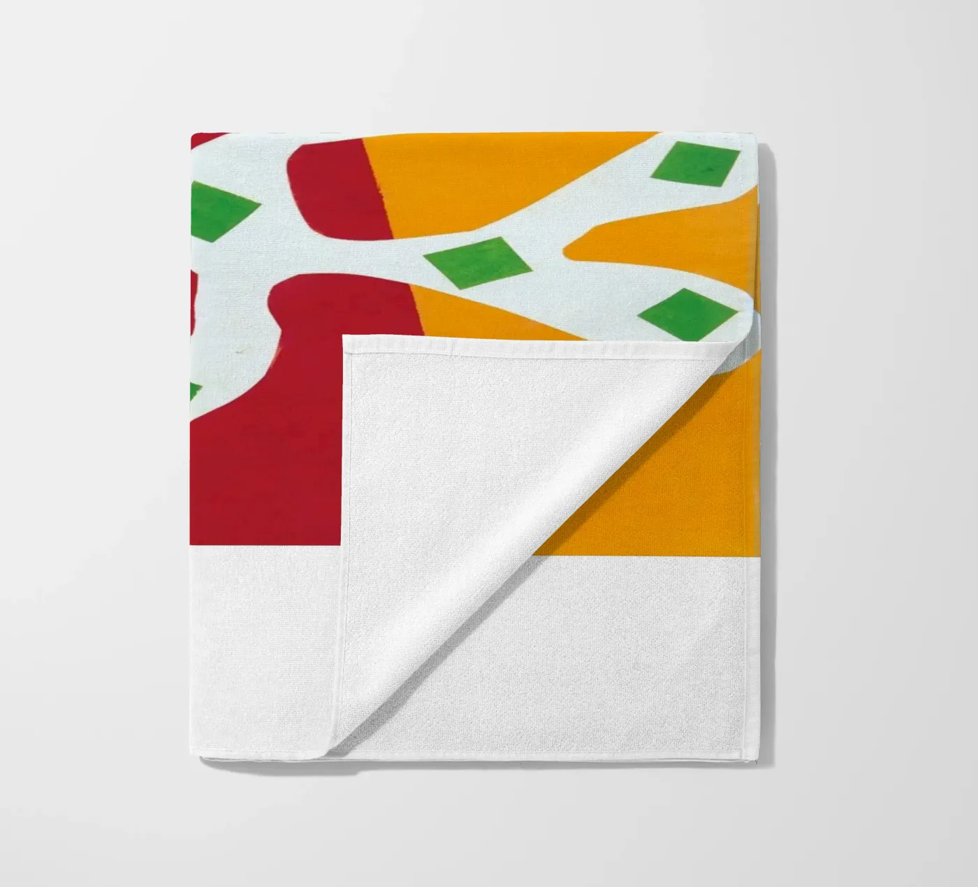 overlapping elements poster Strandtuch von briyan shop