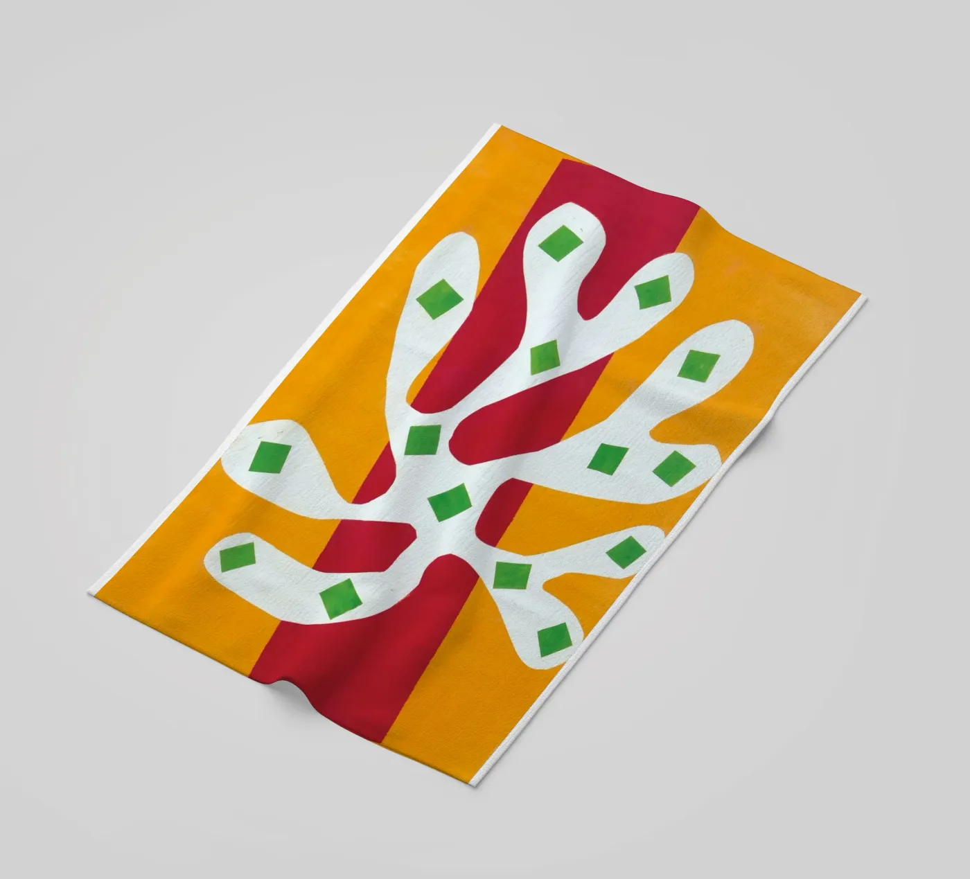 overlapping elements poster Strandtuch von briyan shop