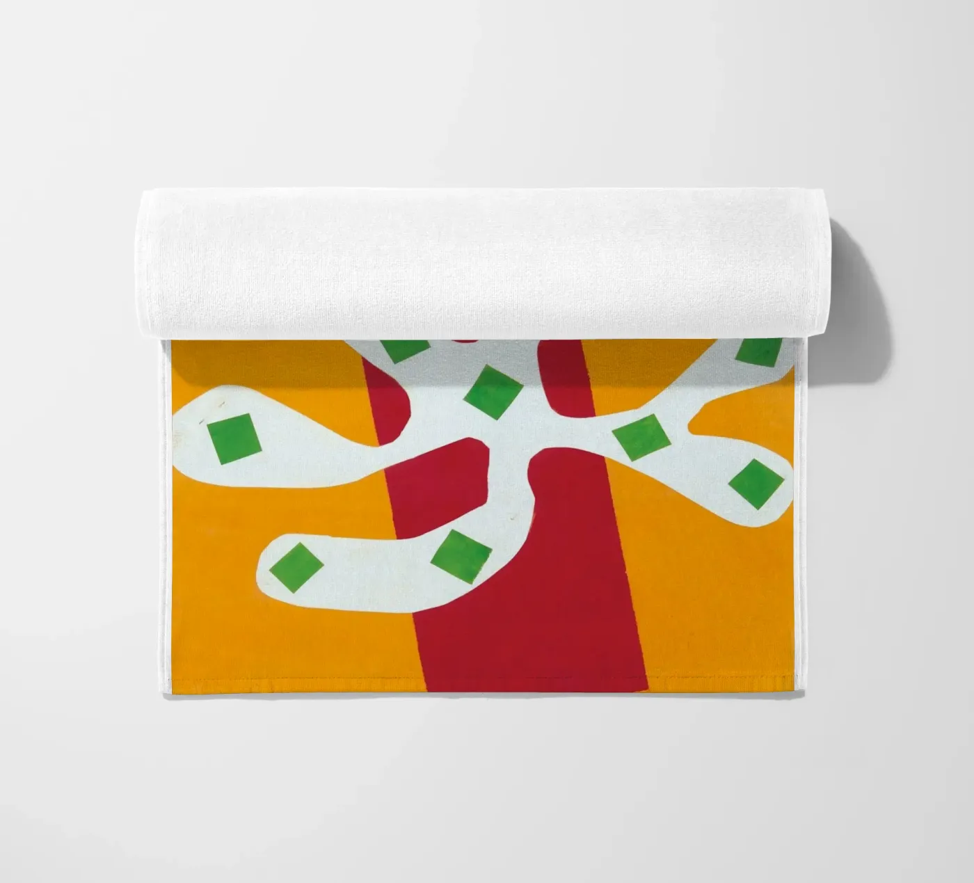 overlapping elements poster Strandtuch von briyan shop