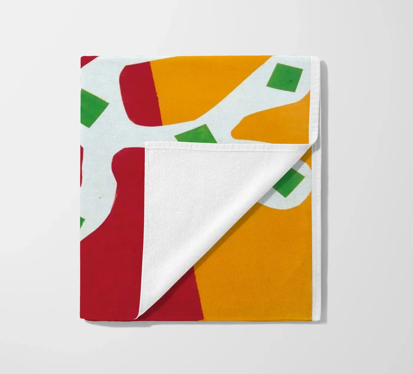 overlapping elements poster Strandtuch von briyan shop