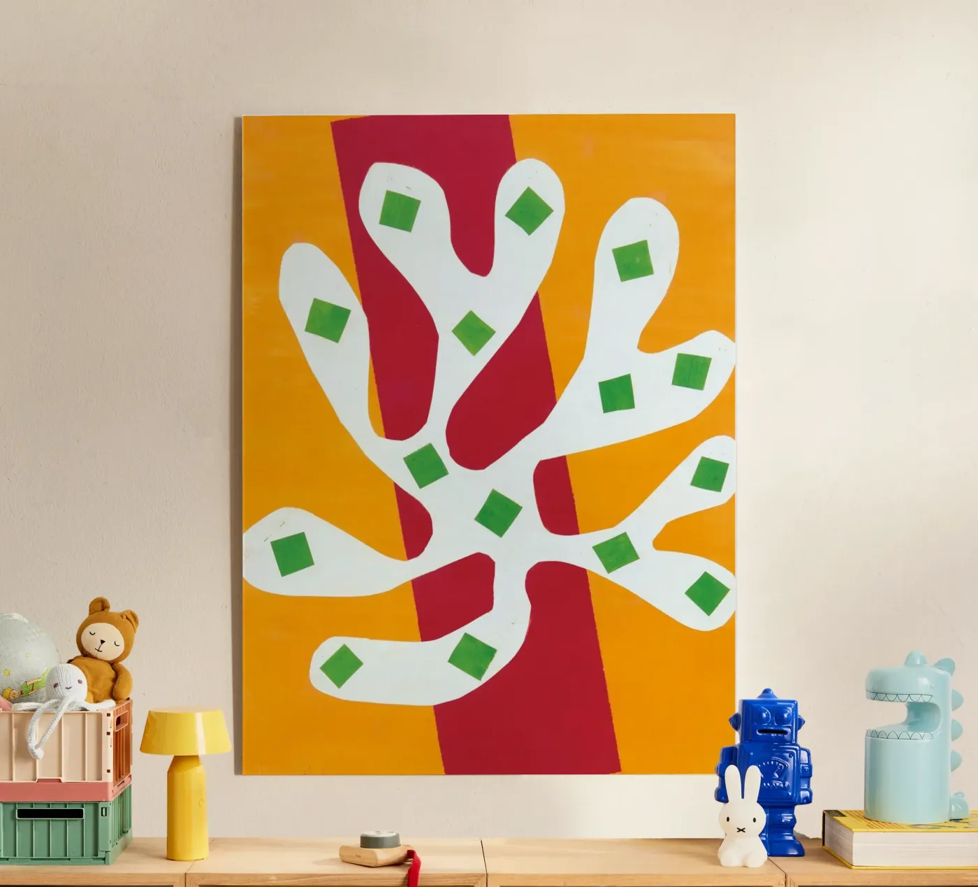 overlapping elements poster acryl van briyan shop