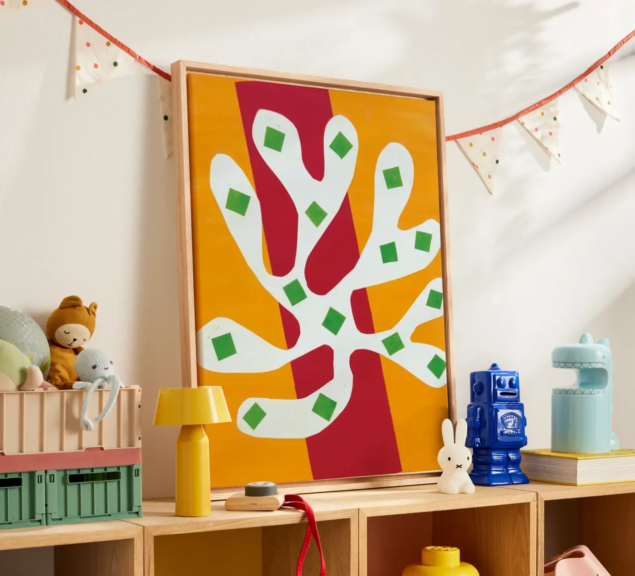 overlapping elements poster canvas by briyan shop