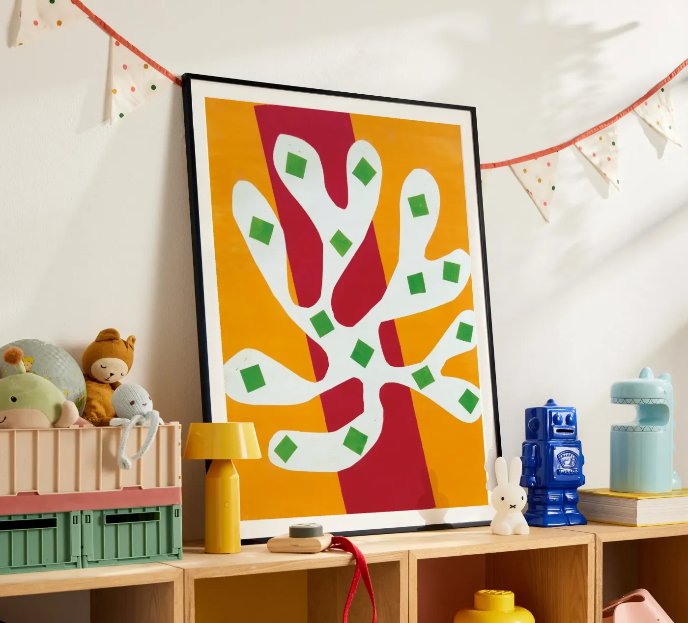 Poster mit überlappenden Elementen Poster von briyan shop