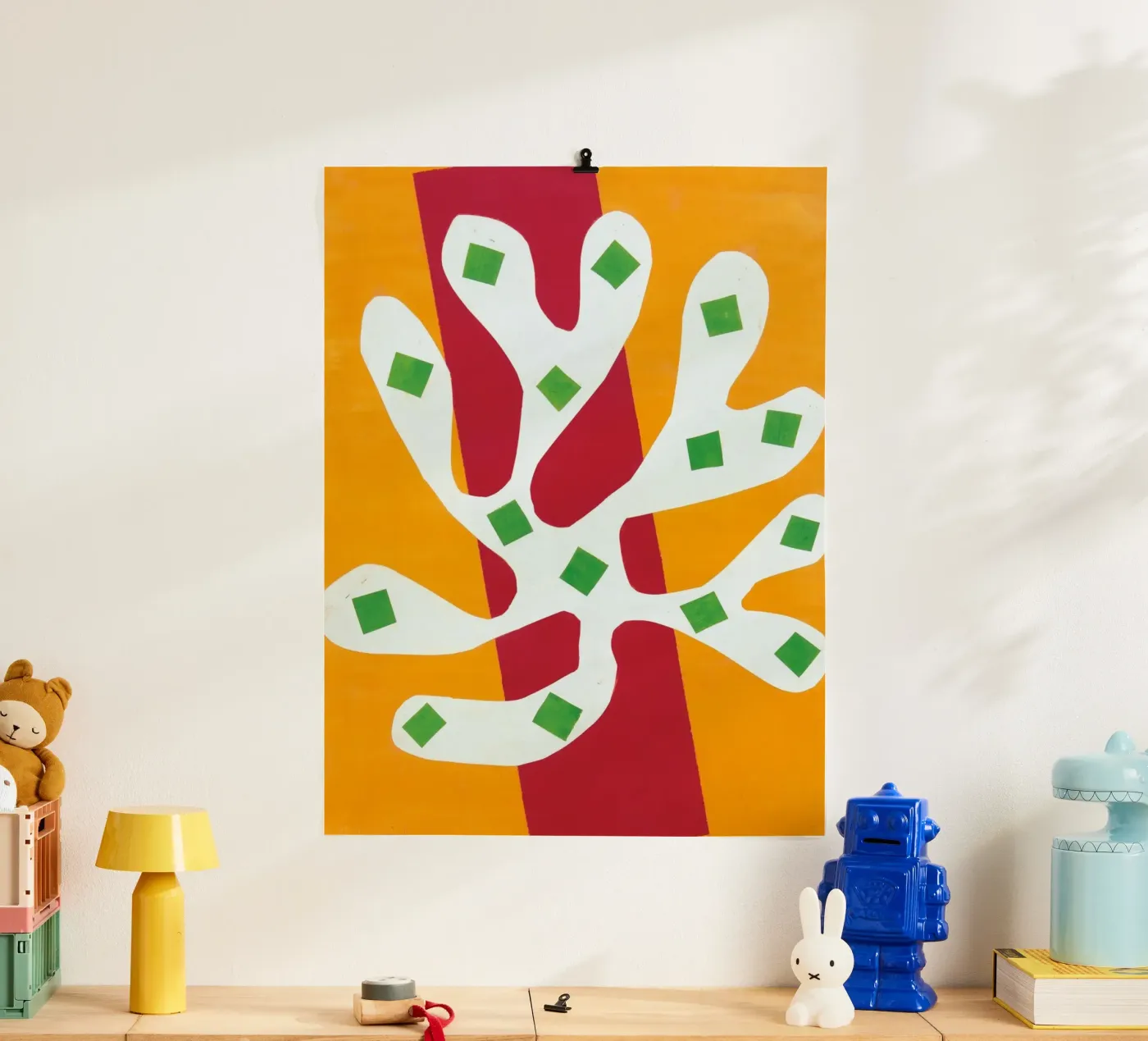 Poster mit überlappenden Elementen Poster von briyan shop