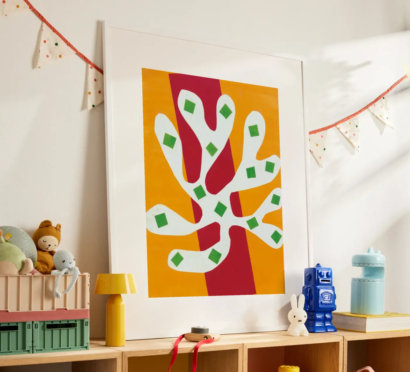 Poster mit überlappenden Elementen Poster von briyan shop