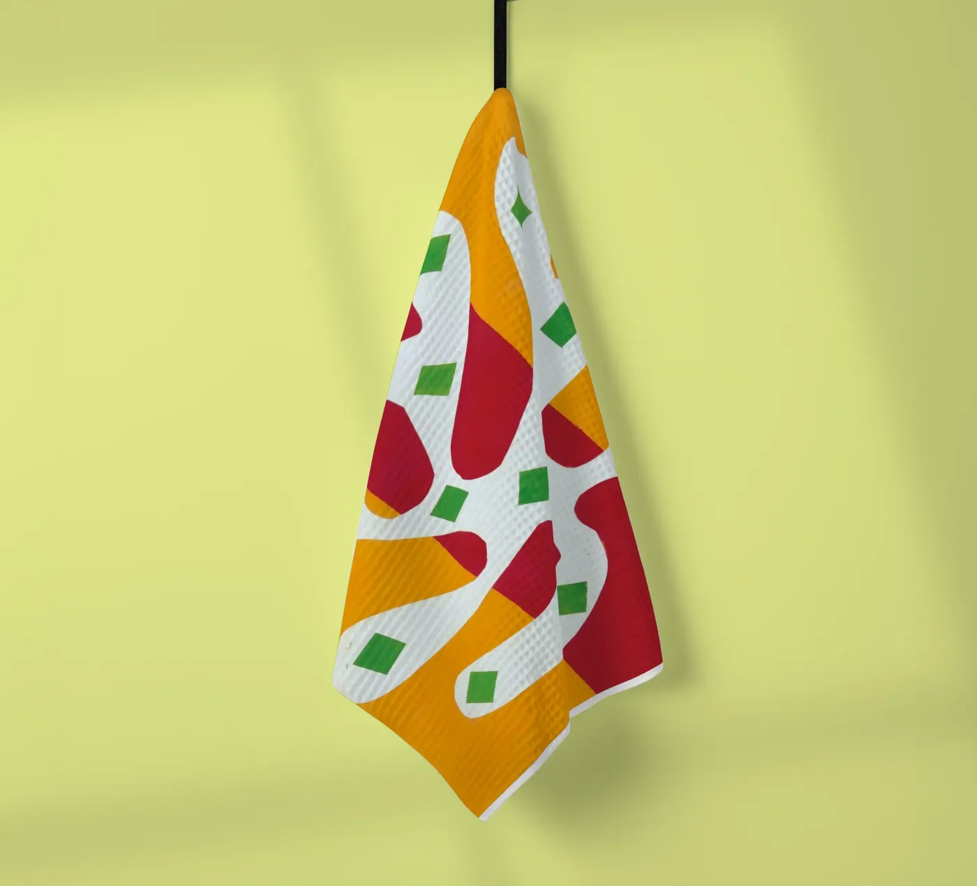 overlapping elements poster canovaccio da cucina da briyan shop