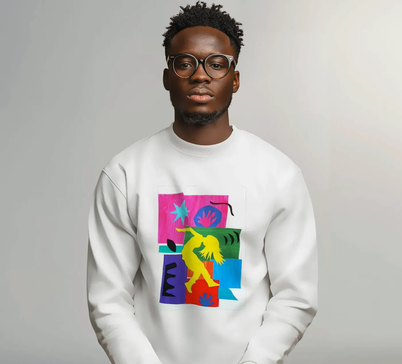 Der Schatten der tanzenden Frau Sweatshirt von briyan shop