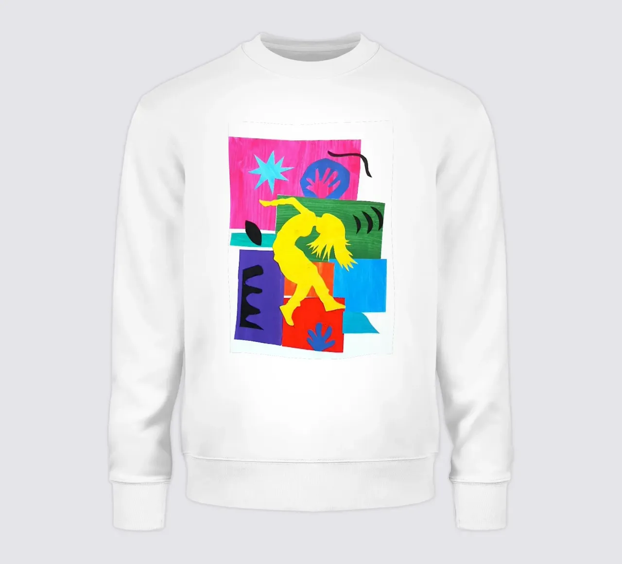 dancing woman's shadow sweatshirt by briyan shop