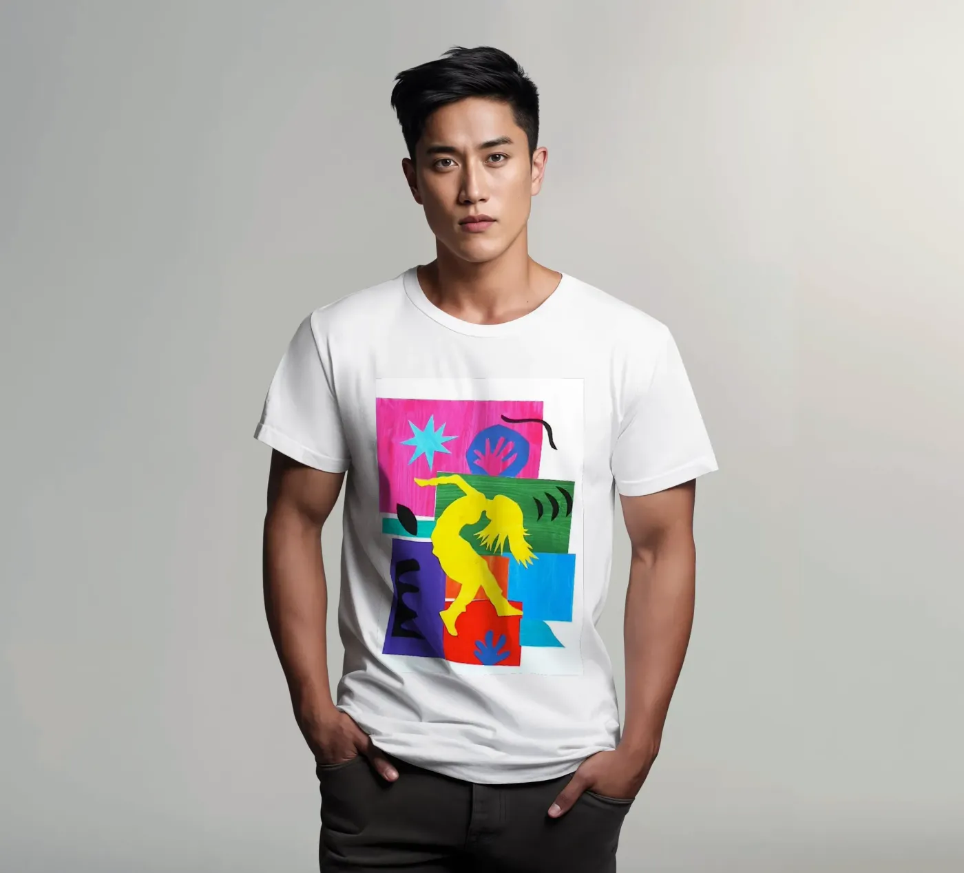 l'ombra della donna che balla t-shirt da briyan shop