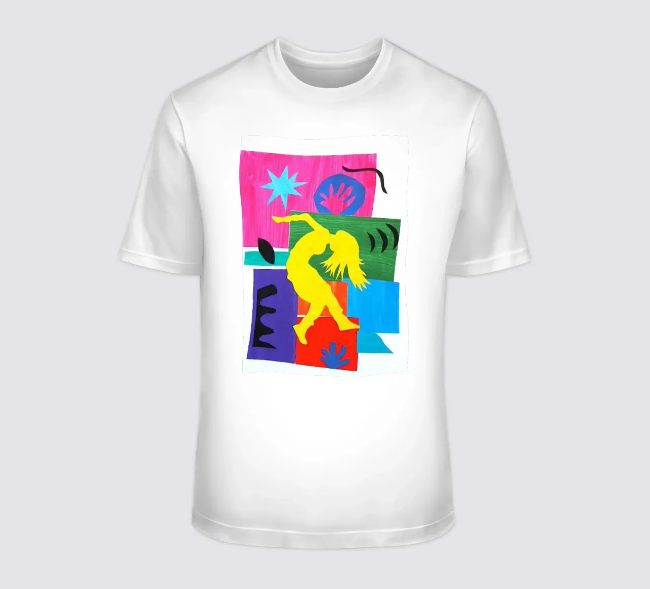dancing woman's shadow t-shirt da briyan shop