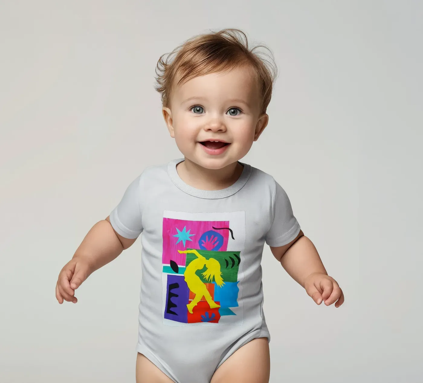 l'ombra della donna che balla body neonato maniche corte da briyan shop