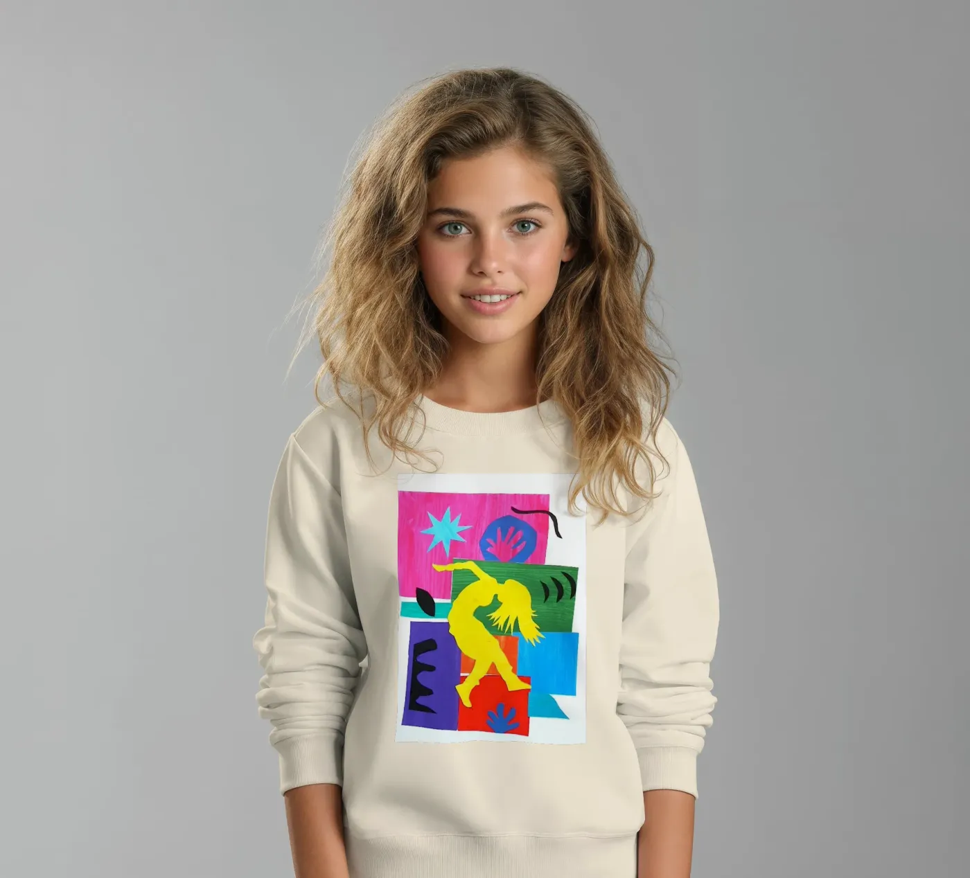 schaduw van dansende vrouw kinder sweatshirt van briyan shop