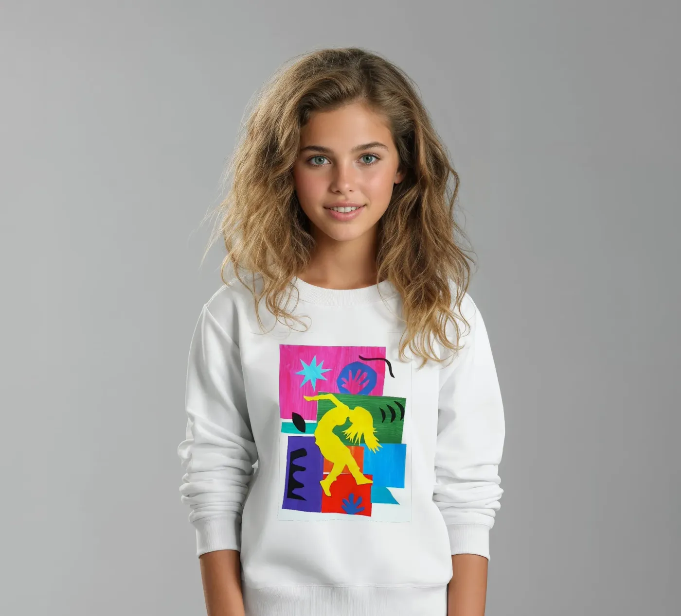 schaduw van dansende vrouw kinder sweatshirt van briyan shop