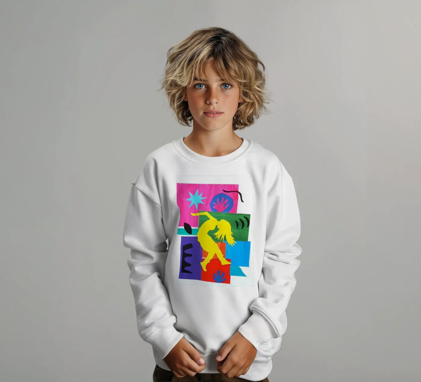 schaduw van dansende vrouw kinder sweatshirt van briyan shop
