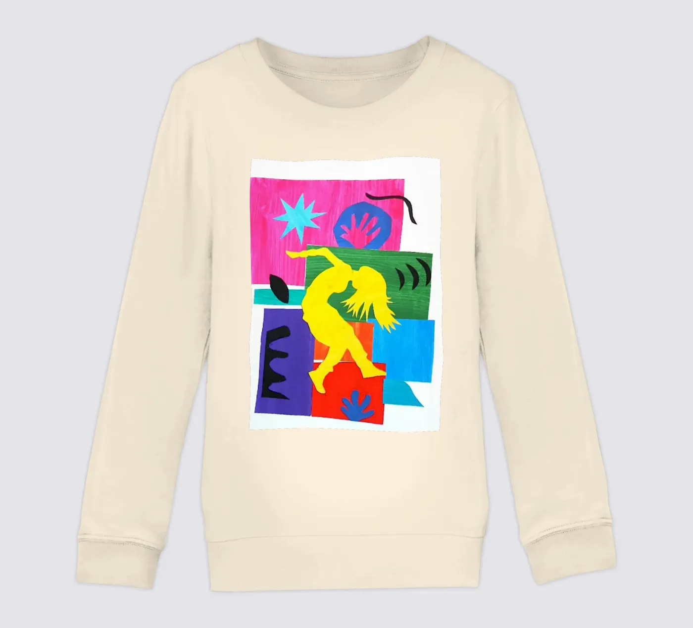 schaduw van dansende vrouw kinder sweatshirt van briyan shop