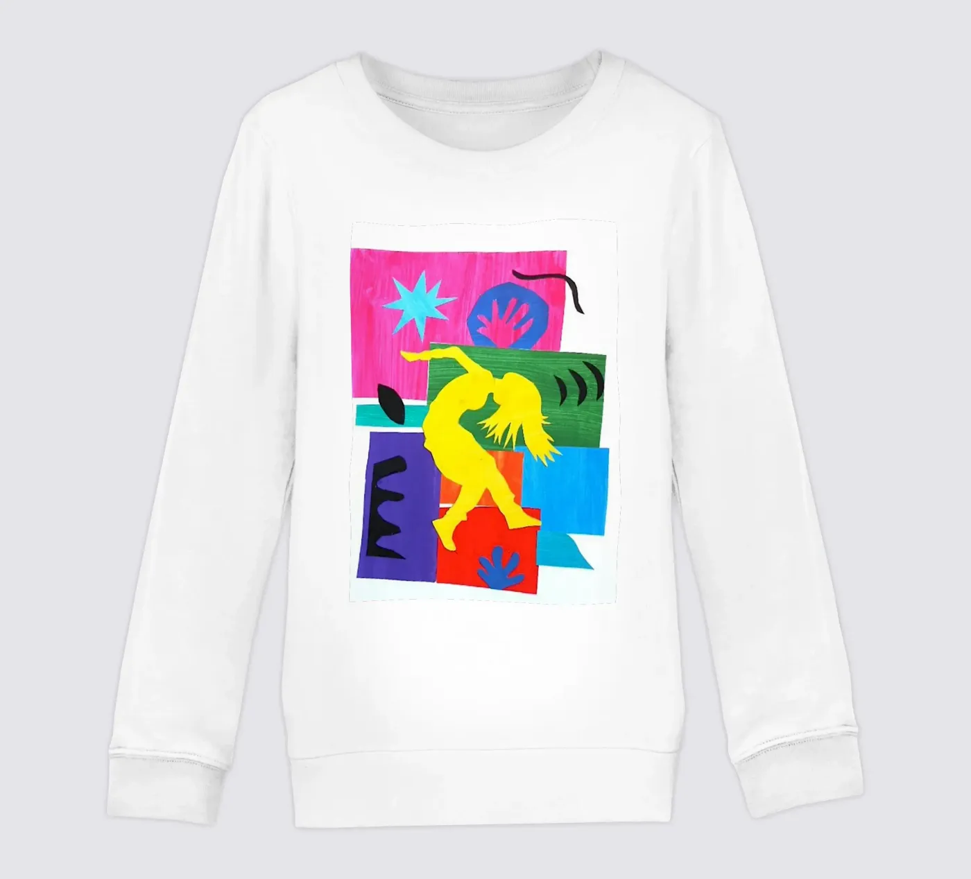 schaduw van dansende vrouw kinder sweatshirt van briyan shop