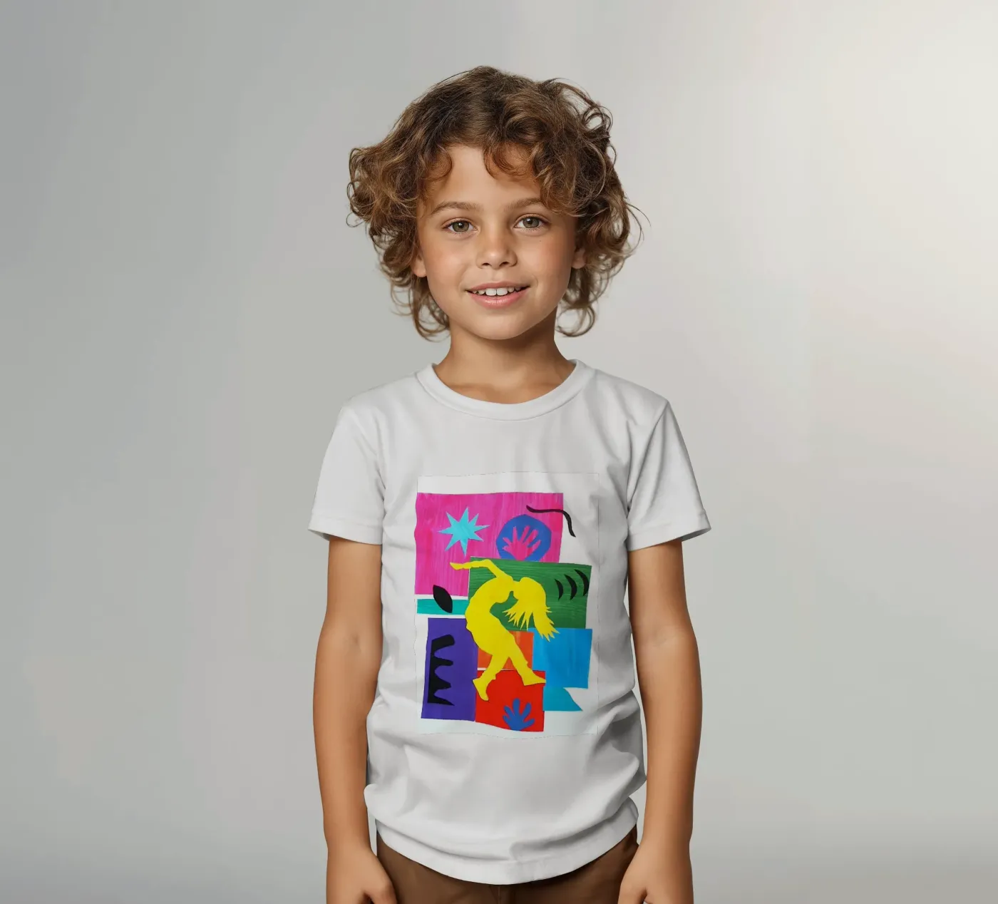 Der Schatten der tanzenden Frau Kinder T-Shirt von briyan shop