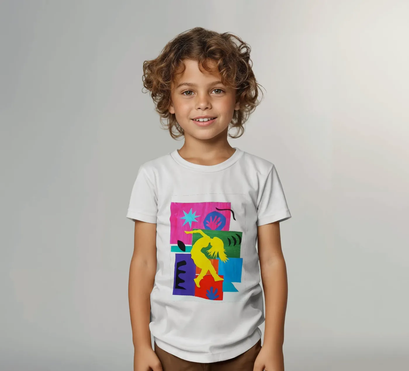 Der Schatten der tanzenden Frau Kinder T-Shirt von briyan shop