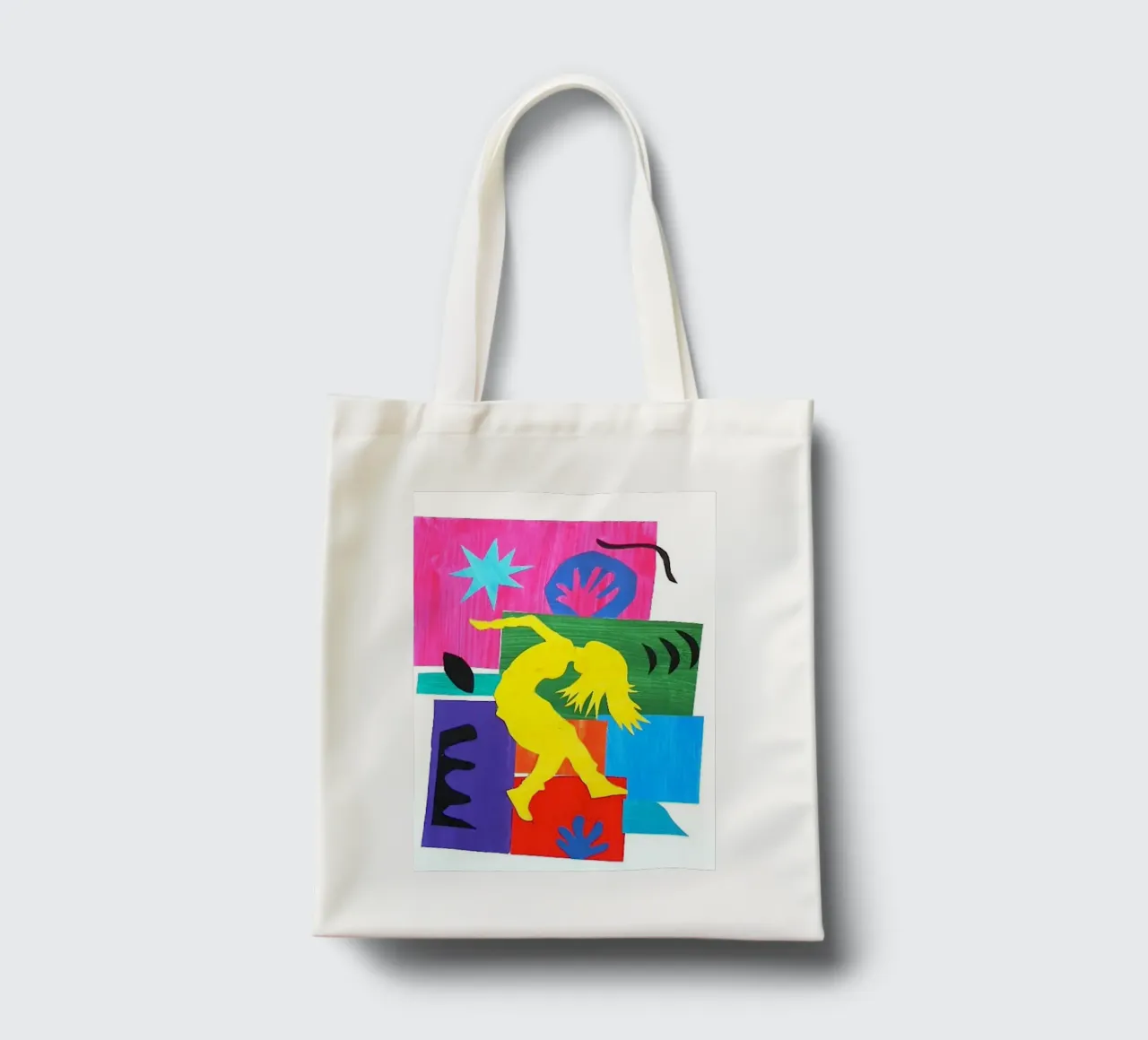 dancing woman's shadow borsa in juta da briyan shop