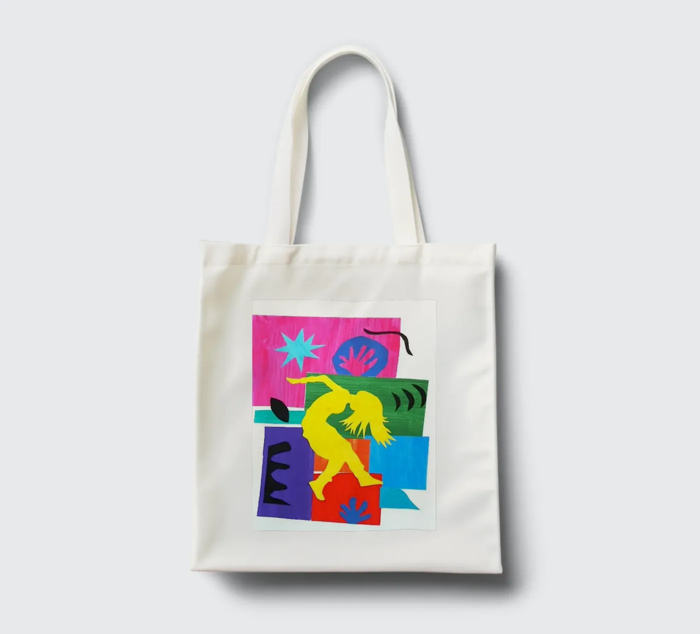 dancing woman's shadow tote bag by briyan shop