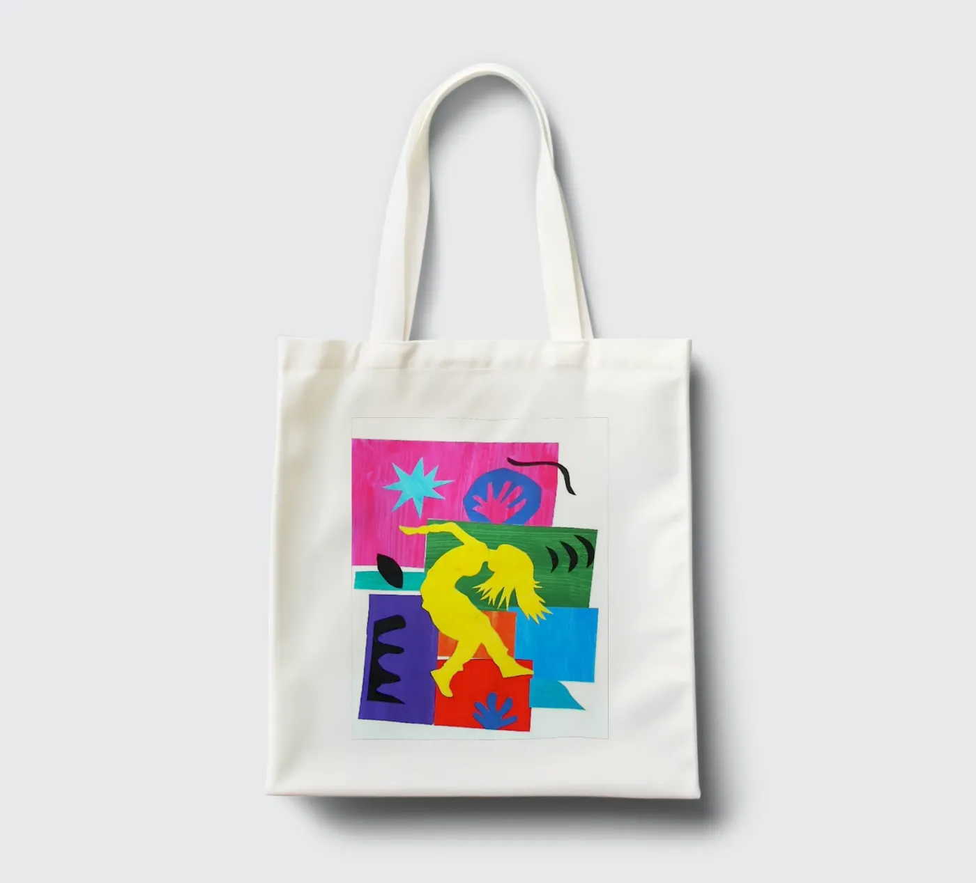 dancing woman's shadow tote bag by briyan shop