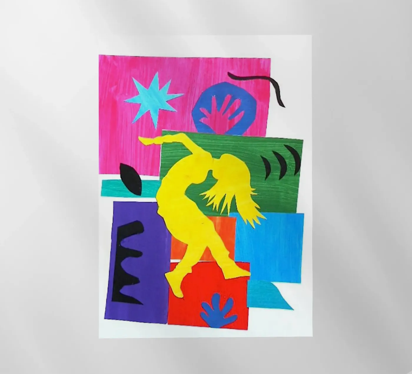 dancing woman's shadow film rétro-éclairé de briyan shop